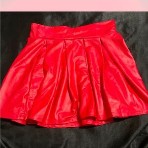 Spirit Vibrant Red Mini Skirt